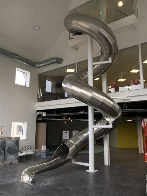 In February 2017 We Installed A Spiral Tube Slide For The Headquarters