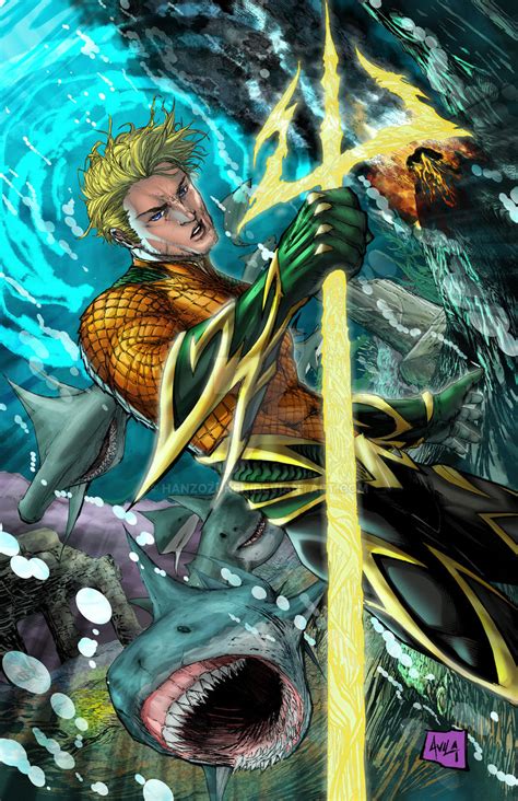 Aquaman Colors By Hanzozuken On Deviantart