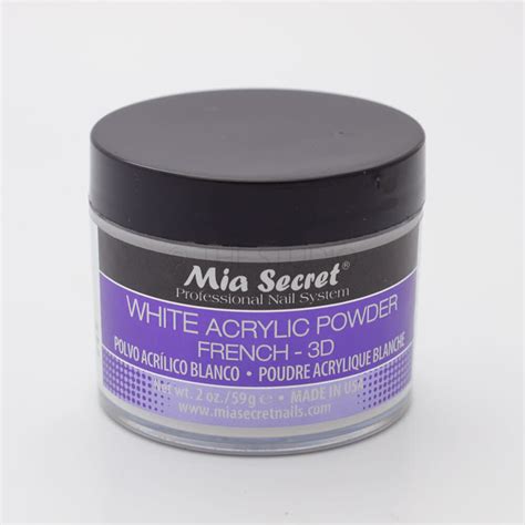 Mia Secret Acrylic Powder White French 3d The Studio Nail And