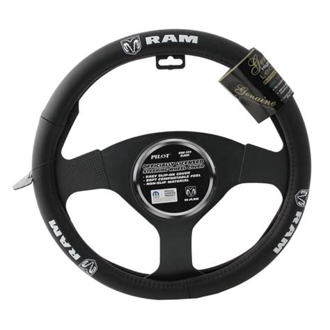 Genuine Dodge Ram Logo Leather Steering Wheel Cover Ebay