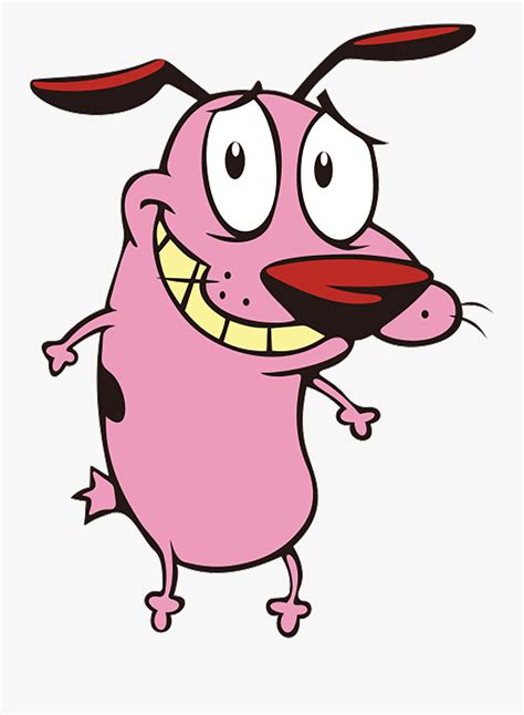 Clip Art Pink Cartoon Dog Courage The Cowardly Dog Png