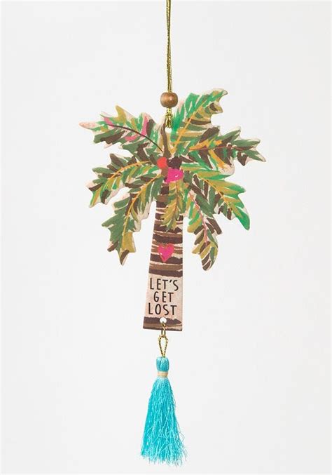 Lets Get Lost Palm Tree Air Freshener Natural Life Cute Car Air