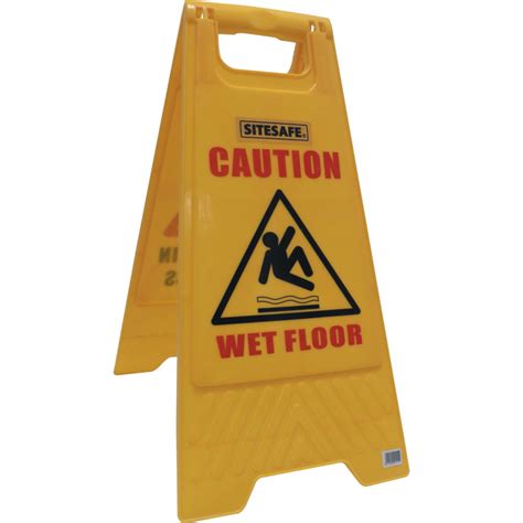 Sitesafe Cleaning In Progresswet Floor Polypropylene Caution Sign