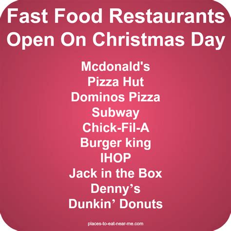 Get Fast Food Open Around Me Pics - Fast Food Open Near Me