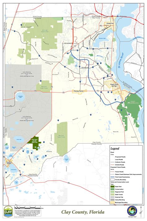 Gis Map Library Clay County Fl