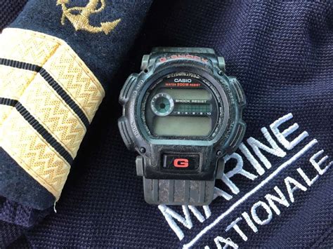 Free delivery for many products! FS : used Casio G-Shock DW 9000 Marine Nationale (real ...