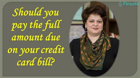 Here are certain conditions concerning minimum amount due on icici credit card to help you understand it further: Should you pay the full amount due on your credit card? - YouTube