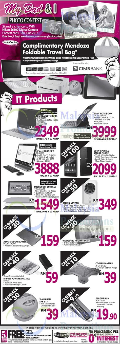 Shopping in malaysia, contact details, email, opening hours, maps and gps directions to harvey norman citta mall. Harvey Norman Mid Year Home Fair 1 - 7 Jun 2013
