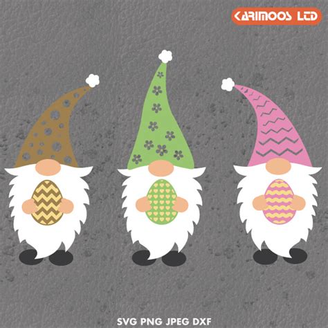 Easter gnomes eggs SVG | Karimoos