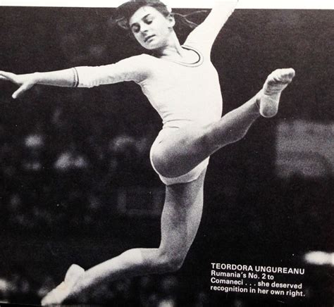 Teordora Ungureanu Romania Vintage Gymnastics 1970s Gimnastas Personas