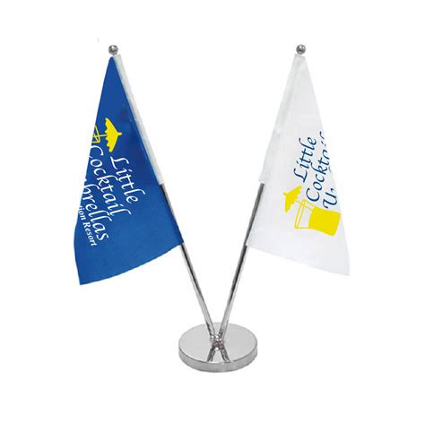 Double Table Top Flags Sku 5009