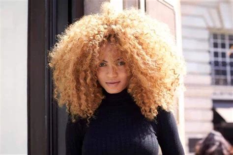 African American Hairstyles 2019 For Black Womens Blonde Afro Curly