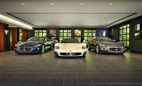 Maserati Garage Design Interior Luxury Car Garage