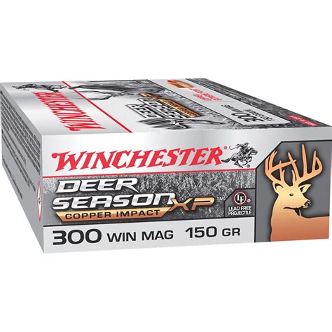 Winchester Deer Season Xp Copper Impact 300 Win Mag 150 Grain X300dslf