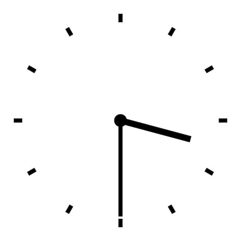 Premium Vector Clock At Half Past Three