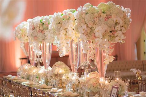 Choosing Between Tall And Short Centerpieces 10th Wedding Anniversary