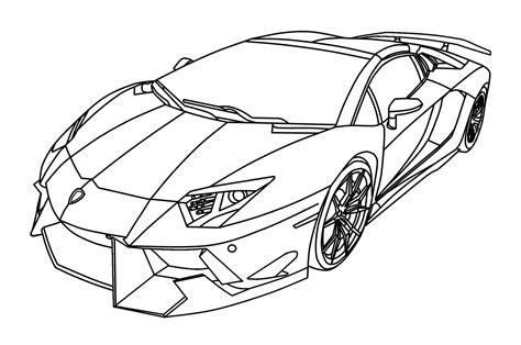 176 x 124 png pixel. Ausmalbilder Lamborghini - Drucken Sie für Kinder
