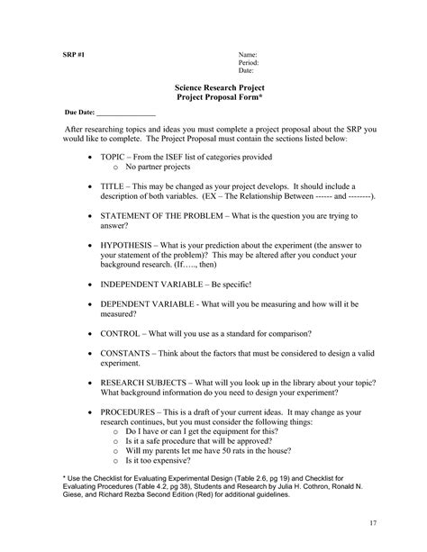 Science Research Paper Example 016 Research Paper Scientific Proposal