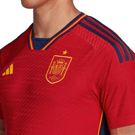 Camiseta Adidas España 2022 2023 Authentic Roja Futbolmania