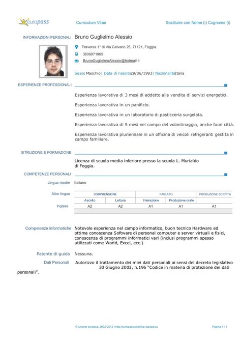 No need to use a cv builder: Curriculum VItae con foto - PDF Archive