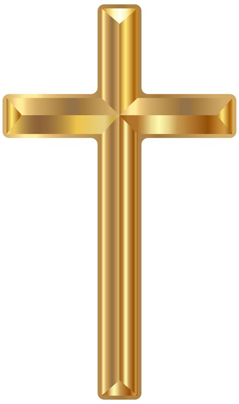 Library Of  Freeuse Stock Gold Cross Png Files Clipart