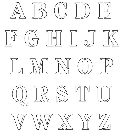 6 Best Images Of Printable Cut Out Letters Free Cut Out Letters