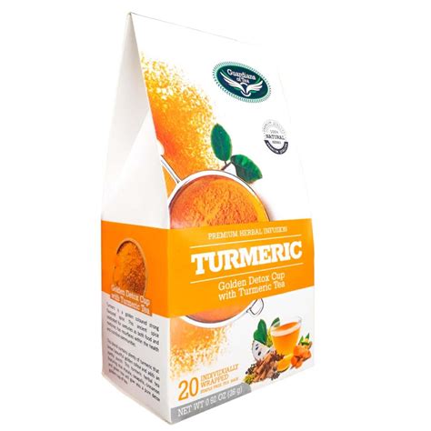 Turmeric Tea Drink Pure Natural Turmeric Powder Tea Bags Ceylon Tea Brew