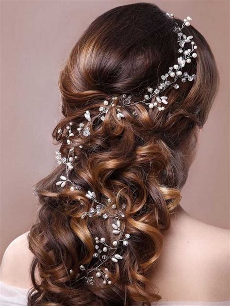 Venusvi Crystals Bridal Wedding Headband Hair Vine And Headpiece 197