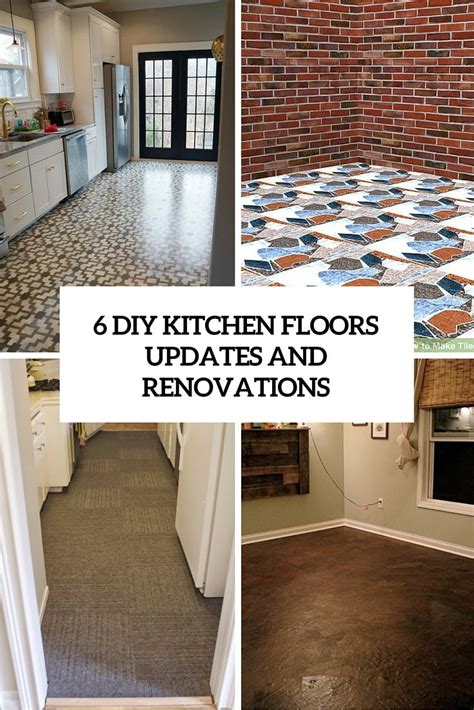 6 Diy Kitchen Floors Updates And Renovations To Try Shelterness Diy