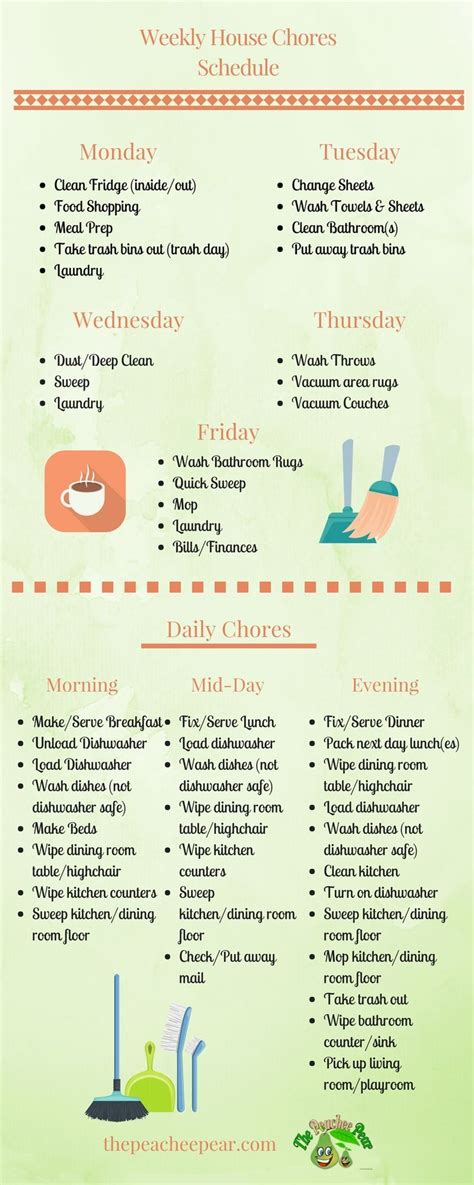 Keep Your House Chores Organized With This Free Printable Checklist It