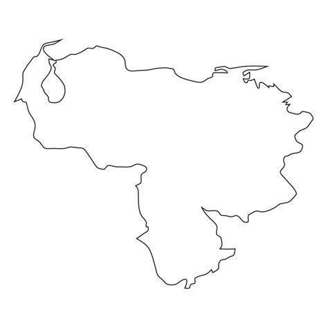 Mapa De Venezuela Sobre Fondo Blanco 3330936 Vector En Vecteezy