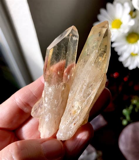 Two 2 Natural Raw Citrine Crystals 45 Grams From The South African