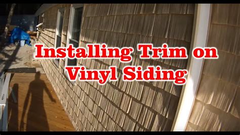 How To Install Vinyl Siding Installing Trim On Vinyl Siding Part 3