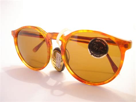 theothersideofthepillow vintage ray ban by bausch and lomb style e round tortoiseshell