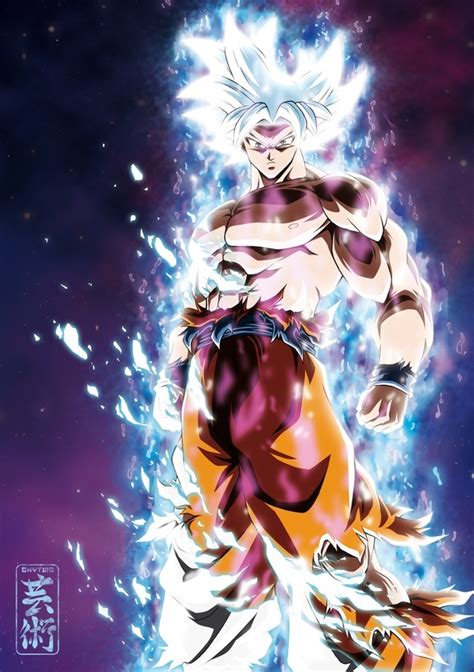 Goku Mastered Ultra Instinct An Art Print By Chytwo Art Inprnt