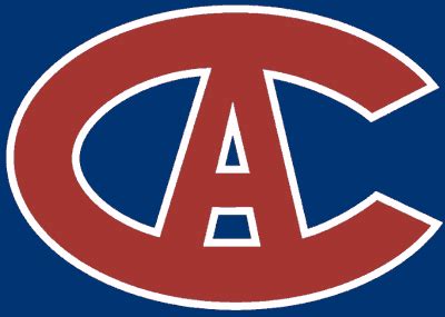 Same as the previous logo, but it has been altered. Montreal Canadiens NHL Hockey Team Logos: 1915 - 1916