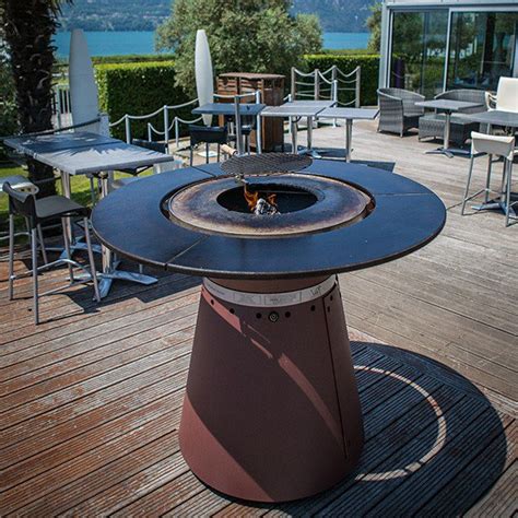 1m30 (ou carré 1m30 par côté) hauteur et mode de combustion convertibles modes de combustion : table brasero exterieur - Agencement de jardin aux ...