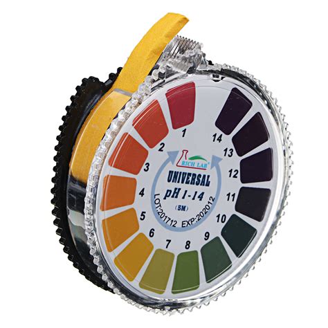 Includes ph color comparison chart. Universal PH Test Strips Roll Full Range 1-14 Indicator ...