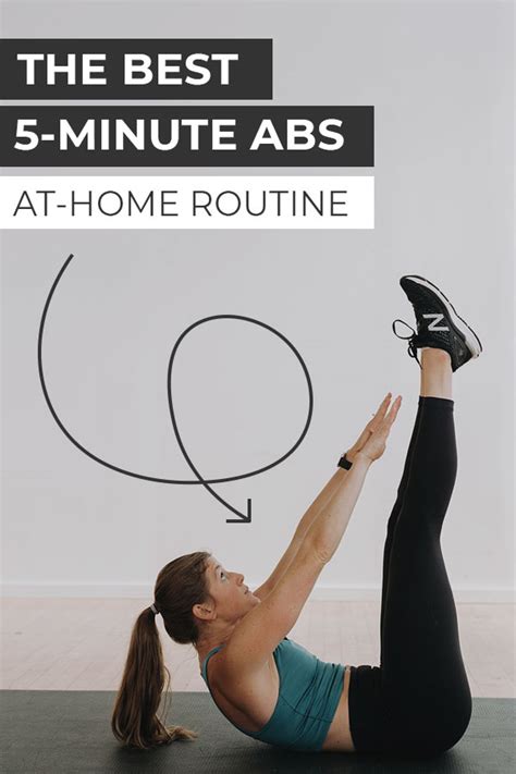 5 Minute Ab Workout For Women Video Nourish Move Love