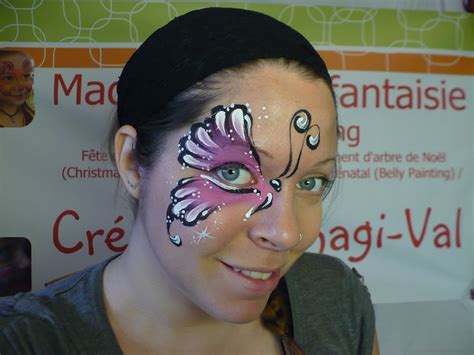 Maquillage De Fantaisie Le Papillonthe Butterfly Face Painting