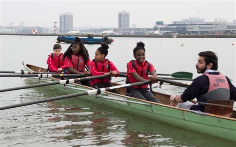 Year 8 Rowing At Royal Docks East London Science School