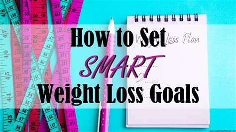 How To Set Smart Weight Loss Goals Youtube