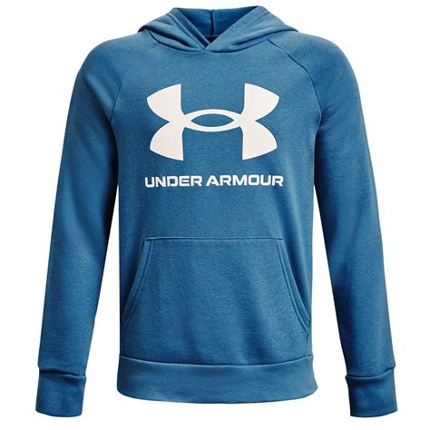 Under Armour Boys Rival Fleece Big Logo Hoodie Juniors From Excell