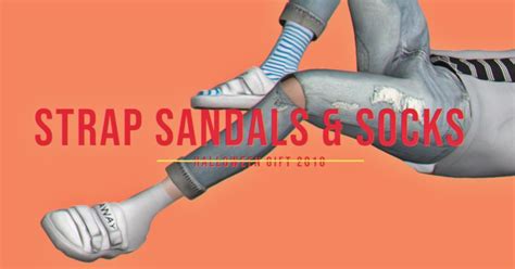 Euphoria ༝ ༝ Socks And Sandals Strap Sandals Socks
