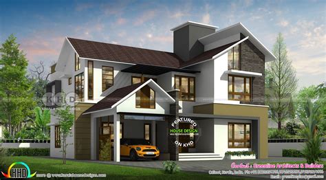 2700 Square Feet Modern Contemporary Home Kerala Home Design And