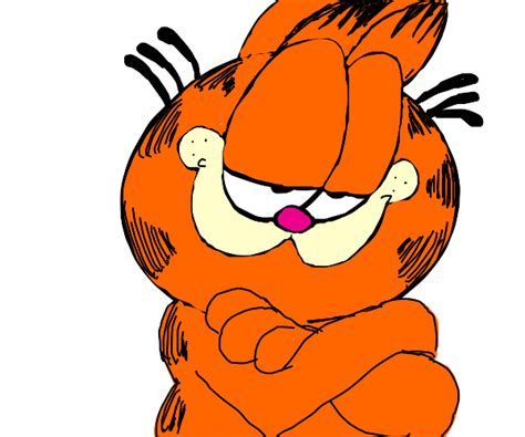 Pregnant Garfield Drawception