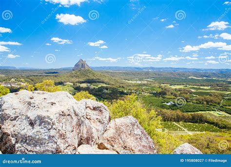Glass House Mountains Queensland Australia Stock Image Image Of Lush