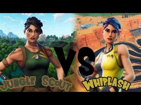 There have been a bunch of fortnite skins that have been released since battle royale was released and you can see them all here. Fortnite Face Off (FFO) Whiplash vs Jungle Scout - YouTube