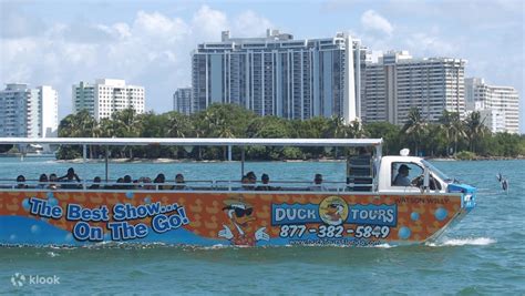 Join In Miami South Beach Duck Tour Sightseeing Cruise Klook