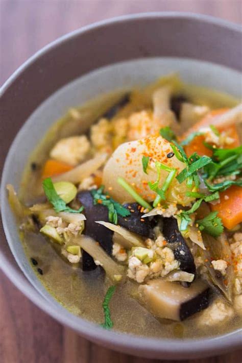 Kenchinjiru Vegan Japanese Soup Recipe Recipes Asian Recipes Food